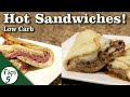 Roast Beef Po’boy and Reuben on Rye – Homemade Low Carb Bread – Low Carb Keto Sandwich Recipe