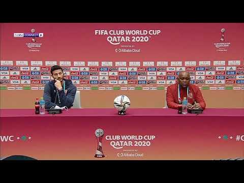 شاهد وقائع المؤتمر الصحافي للأهلي المصري عشية مواجهة الدحيل القطري في كأس العالم للأندية قطر 2021