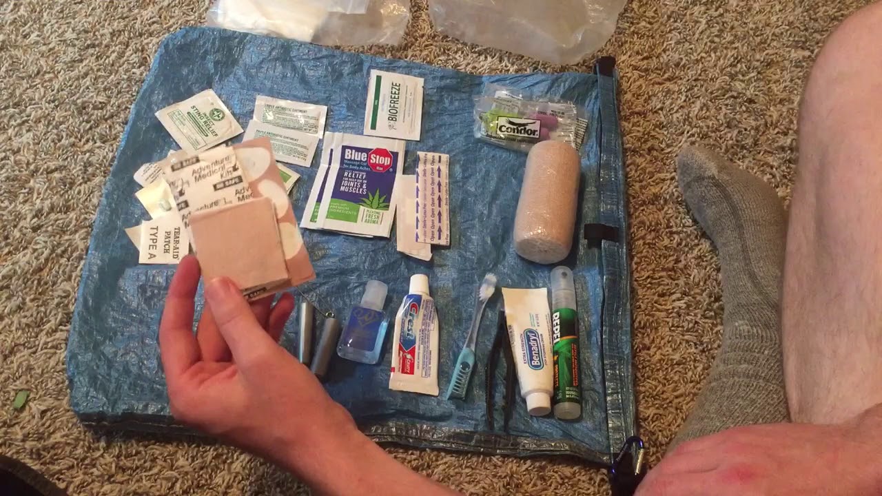 Backpacking First aid & Toiletries kit. - MaxresDefault