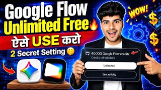 Google flow unlimited credits🔥 Google flow free subscription | Free ai video generator #aivideo