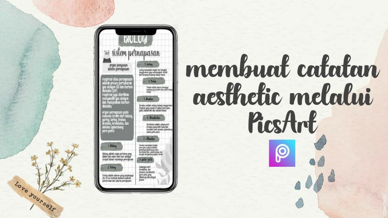 CARA MEMBUAT CATATAN AESTHETIC DI HANDPHONE ✨| part 1