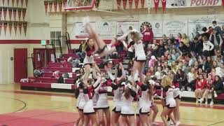Redwood Varsity Cheer halftime 1/26/18