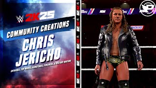 Chris Jericho WWE 2K25 Entrance, Top Moves, Signatures, Finishers, & Victory Motion (PS5/XBSX)