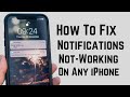 How To Fix Not Getting Notifications On Any iPhone On iOS 15/15.1/15.2 - Fix iOS Notification Issue