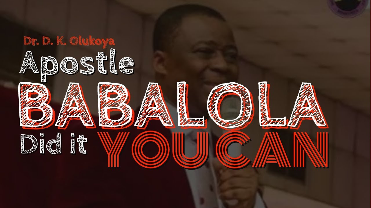  Dr. D.K. Olukoya Speaks on the GREAT Apostle Joseph Ayo Babalola