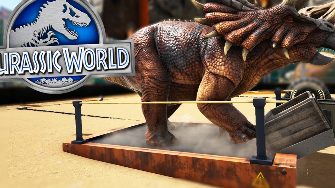 jurassic world alive Ark Survival Evolved - EXERCISING THE DINOSAURS, TREADMILL FOR TRIKES - Ark Modded