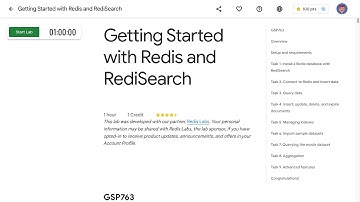 Getting Started with Redis and RediSearch GSP763