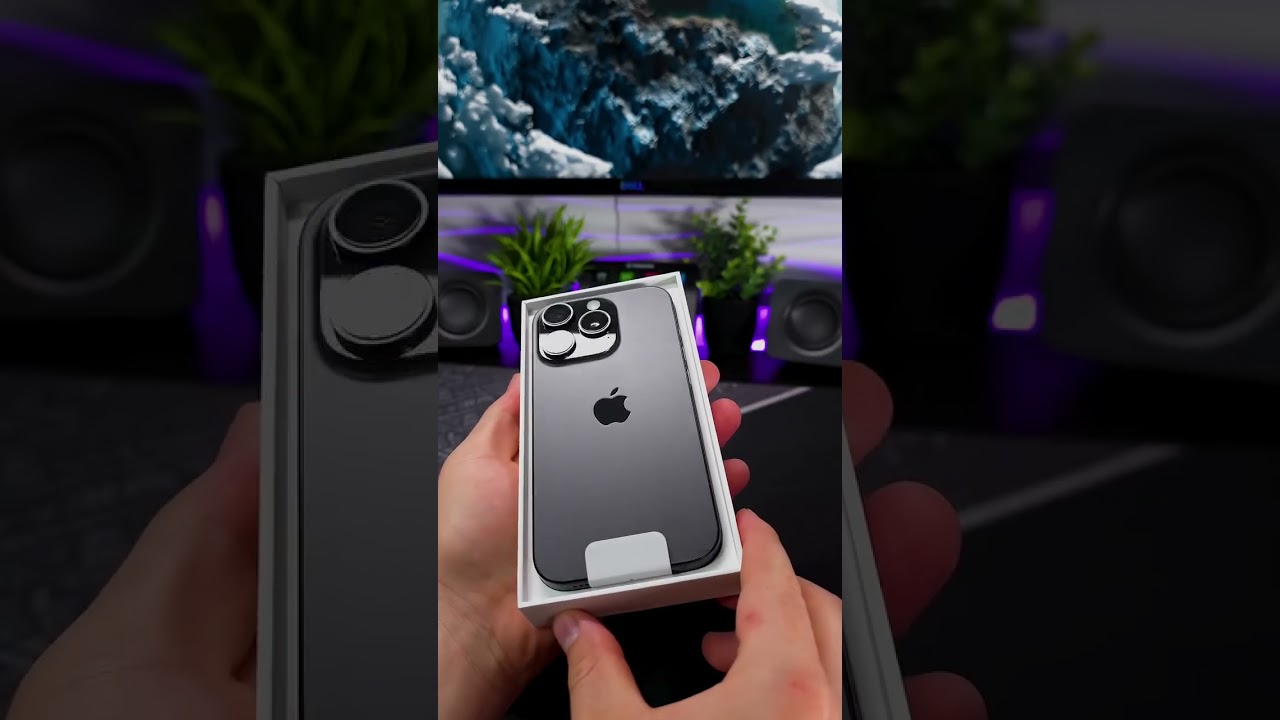 Iphone 16 pro black titanium unboxing asmr.