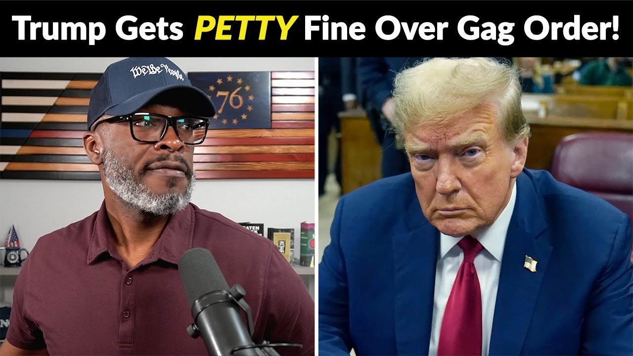 Trump Given PETTY FINE After Being Held In Contempt Over Gag Order!