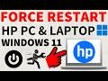 How to Force Restart HP PC & Laptop