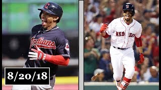 Cleveland Indians vs Boston Red Sox Highlights || August 20, 2018