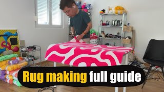 I Made A Custom Tufting Rug Full Diy Step-By-Step Guide