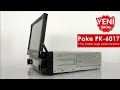 Poke PK-6017 7'' İndash Teyp 4x45w Mirrorlink BT Dual USB TF AUX - Poke İthalat