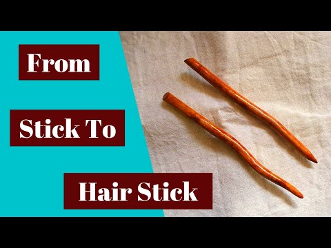 Come rendere bastoni dei capelli rustiche
