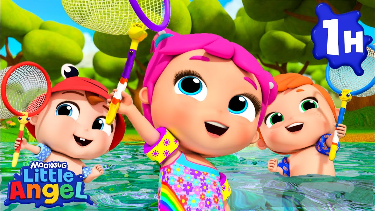 Splash Splash at the Lake! 💦 | Nursery Rhymes for kids - Little Angel ...