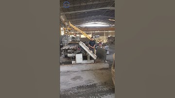 You Won’t Believe How Fast This Machine Can Polish Granite Slabs (24 Heads)