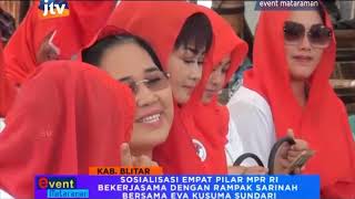 Sosialisasi 4 Pilar MPR RI Bersama Eva Kusuma Sundari Di Bukit Bunda - part 1/3