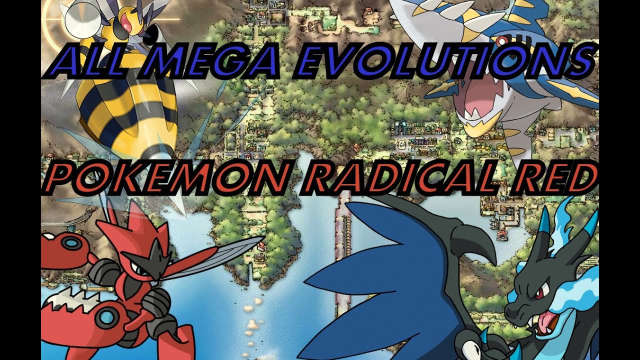 pokemon radical red all megas