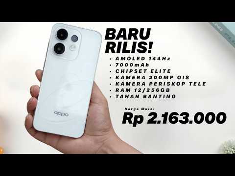 BARU DIRILIS, 7000MAH, RAM 12/256 GB - HP OPPO TERBARU SEPTEMBER 2026
