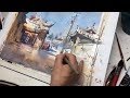 Igor sava  watercolor lesson in aquarelle art studio  02