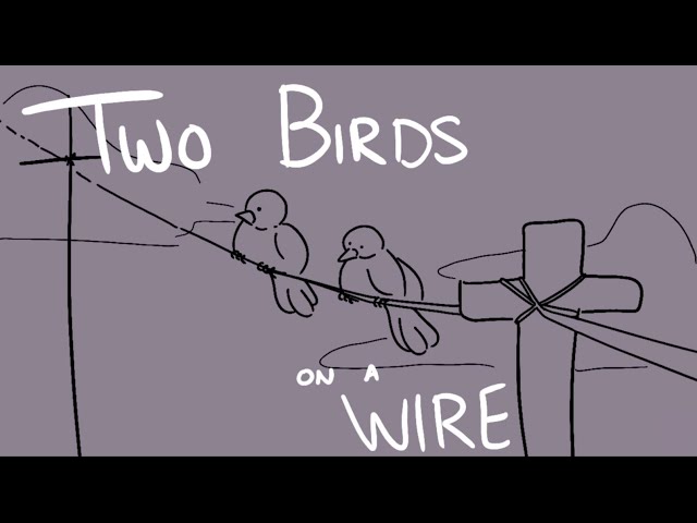 Two Birds on a Wire | TW! Depictions of Suicide |Oc Animation... (Animatic-y??) class=