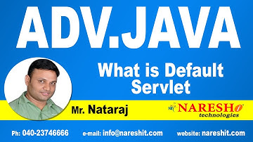 What is Default Servlet | Advanced Java Tutorial | Mr. Nataraj