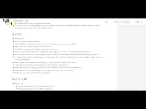 Crossbar.io: Real-Time Distributed RPC in Python (Interview)