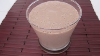 Chocolate Milk Shake | Quick & Healthy How To Recipe