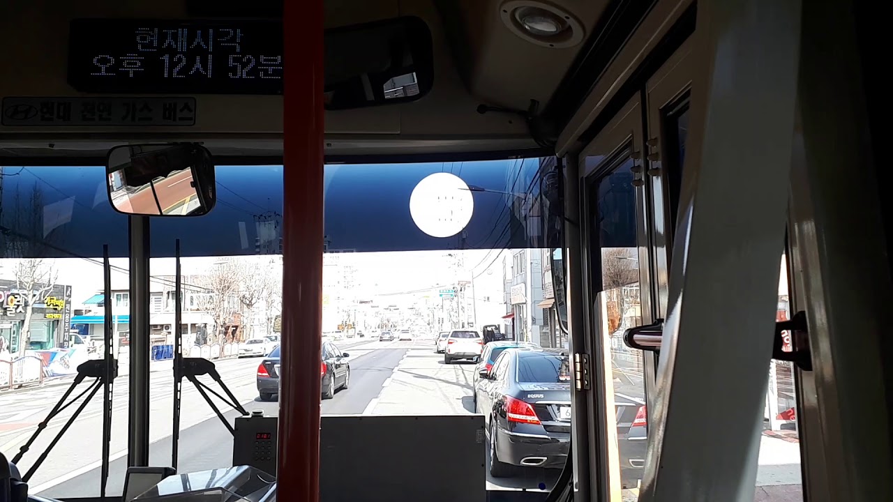 익산 시내버스 101번 터미널~원대사거리 주행영상