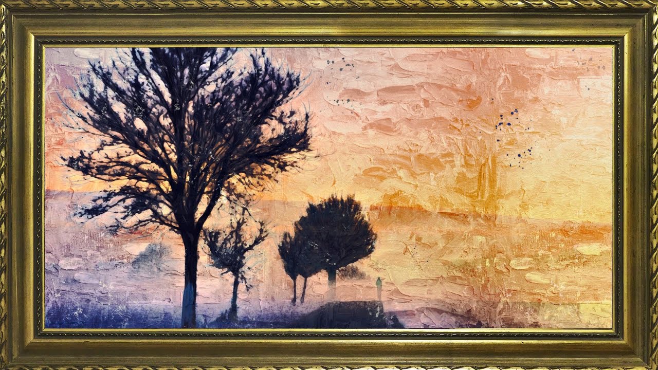 Landscape Painting | 10 Hours Framed Painting | TV Wallpaper