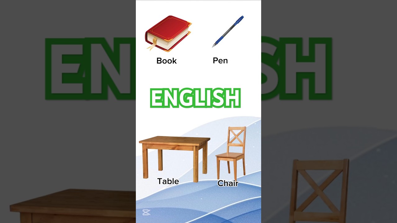 Book pen chair table 