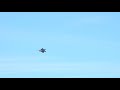 F22 raptor chases down an a4 skyhawk