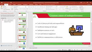 Managing underperformance