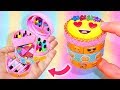 DIY Set en Miniatura de EMOJIS con 3 niveles || Esmaltes Uñas, Sombras de Ojos y Pintalabios