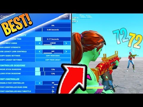 TRUTH about AIM ASSIST! BEST CONTROLLER SETTINGS in Fortnite! (PS4/XBOX ...