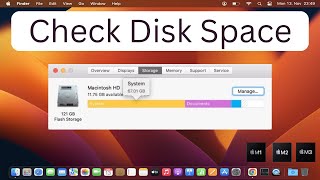 How to Check Available Disk Storage Space on MacBook (M1 | M2 | M3 | MacBook Pro | MacBook Air)
