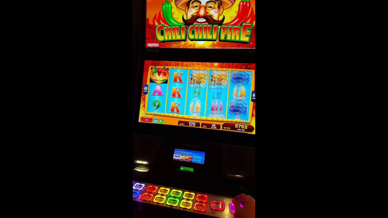 CHILI CHILI FIRE, SLOT MACHINE, HUGE WIN OFF MIN BET YouTube