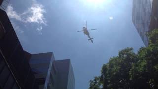 Life flight 5 on final approach to VUMC