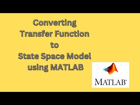 Converting Transfer Function to State Space Model in MATLAB