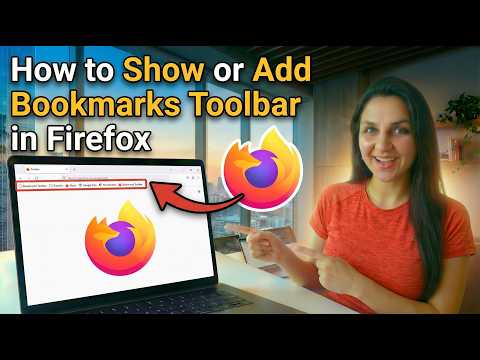 How to Show or Add Bookmarks Toolbar in Firefox