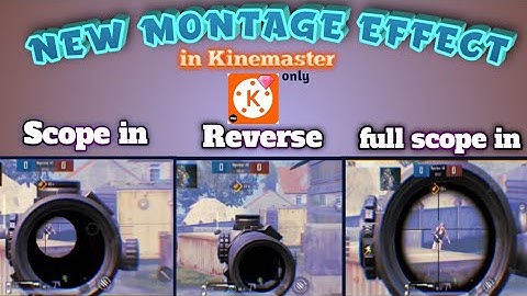 How to create reverse scope effect in kinemaster | effect scope in , half reverse , scope in.