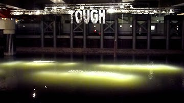 Julius Popp "bit.fall" at London 2012 Olympic Village.