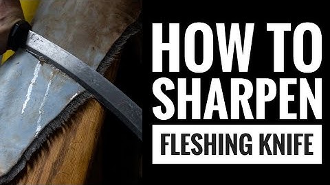 Razor Sharp in Minutes: How to Sharpen a Fleshing Knife