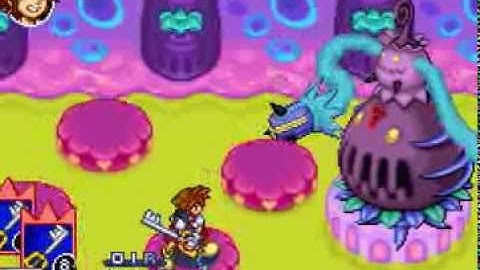 Kingdom Hearts:CoM (GBA) - Part 9 - Monstro Complete~