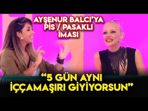 Ayşenur Balcı'ya Pasaklı / Pis İması! 5 Gün Aynı İççamaşırı Giyiyorsun! İşte Benim Stilim