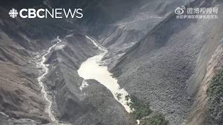 Lake formed from glacial debris poses new flood threat at Nepal-Tibet border