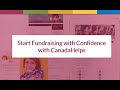 Start fundraising with confidence with canadahelps