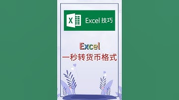 一秒转货币格式。 #excel #办公软件 #办公技巧 #职场 #创作灵感