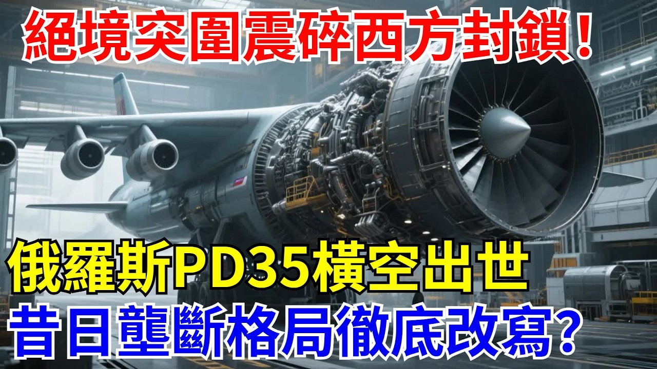 絕境突圍震碎西方封鎖！俄羅斯PD-35航發橫空出世，昔日壟斷格局被徹底改寫？【長城智造】#中國#科技#制造#航空#零件#飛機