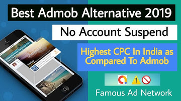 Best Admob Alternatives 2019 | Self Click | High eCPM in India | Thunkable